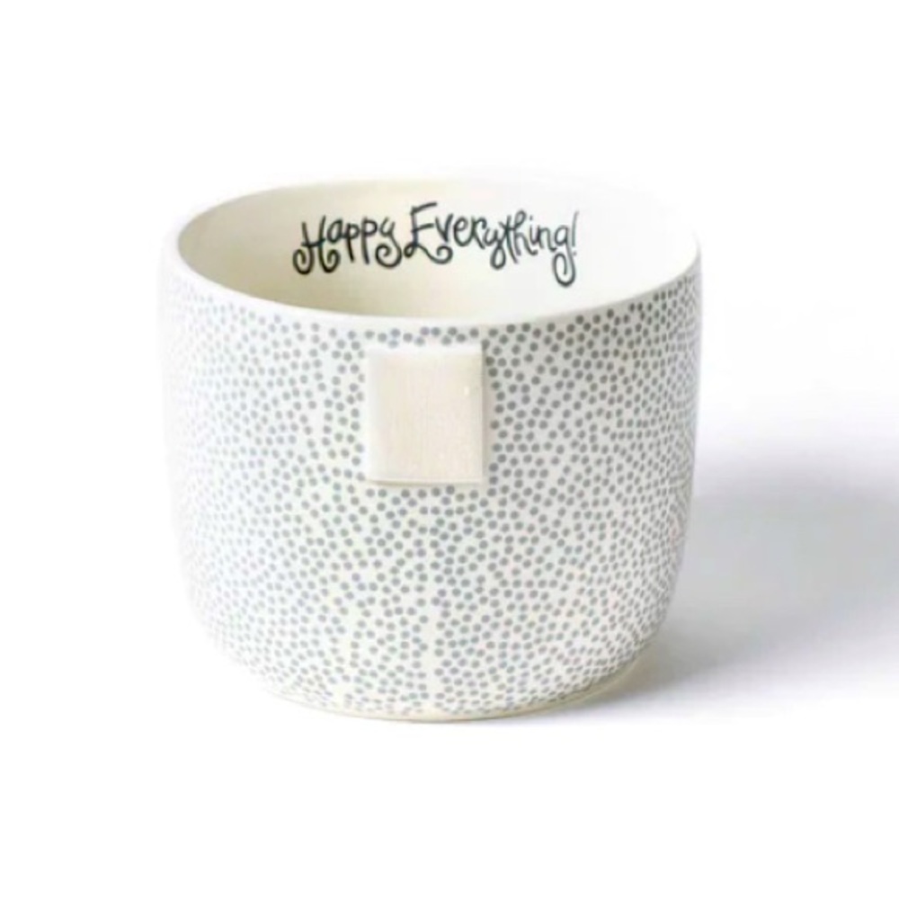 NEW IN BOX: HAPPY EVERYTHING STONE SMALL DOT MINI BOWL, Coton Colors